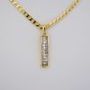 Cadena de Acero Inoxidable Bañada en Oro 14K - CH014 - Imagen 2