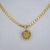 Cadena de Acero Inoxidable Bañada en Oro 14K - CH126