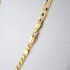 Cadena de Acero Inoxidable Bañada en Oro 14K - CH165 - Imagen 3