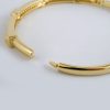 Pulso Duro de Acero Inoxidable Bañado en Oro 14K - BA142 - Imagen 3