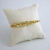 Pulso Duro de Acero Inoxidable Bañado en Oro 14K - BA145 - Imagen 2