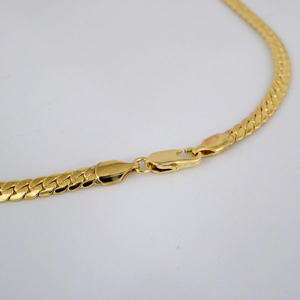 Gargantilla de Acero Inoxidable Bañada en Oro 14K - NK100 - Imagen 3