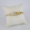 Pulso Duro de Acero Inoxidable Bañado en Oro 14K - BA178 - Imagen 2