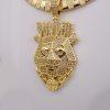 Gargantilla de Acero Inoxidable Bañada en Oro 14K - NK105 - Imagen 2