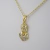 Cadena de Acero Inoxidable Bañada en Oro 14K - CH310 - Imagen 2