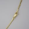 Cadena de Acero Inoxidable Bañada en Oro 14K - CH369 - Imagen 3