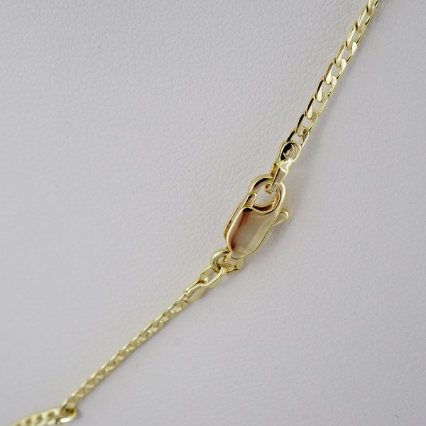 Cadena de Acero Inoxidable Bañada en Oro 14K - CH374 - Imagen 3