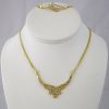 Set de Acero Inoxidable Bañado en Oro 14K - SET040