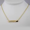 Cadena de Acero Inoxidable Bañada en Oro 14K - CH459