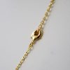 Cadena de Acero Inoxidable Bañada en Oro 14K - CH459 - Imagen 3