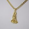 Cadena de Acero Inoxidable Bañada en Oro 14K - CH473 - Imagen 2
