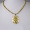 Cadena de Acero Inoxidable Bañada en Oro 14K - MCH066