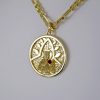 Cadena de Acero Inoxidable Bañada en Oro 14K - MCH075 - Imagen 2