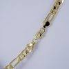 Cadena de Acero Inoxidable Bañada en Oro 14K - MCH075 - Imagen 3