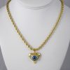Cadena de Acero Inoxidable Bañada en Oro 14K - CH521