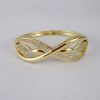 Pulso Duro de Acero Inoxidable Bañado en Oro 14K - BA248