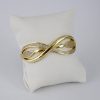Pulso Duro de Acero Inoxidable Bañado en Oro 14K - BA248 - Imagen 2