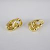 Aretes de Acero Inoxidable Bañados en Oro 14K - EA2062