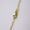 Cadena de Acero Inoxidable Bañada en Oro 14K - CH585 - Imagen 3
