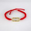 Pulso Duro de Acero Inoxidable Bañado en Oro 14K - BA273