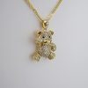 Cadena de Acero Inoxidable Bañada en Oro 14K - CH611 - Imagen 2