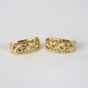 Aretes de Acero Inoxidable Bañados en Oro 14K - EA5058