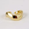 Anillo de Acero Inoxidable Bañado en Oro 14K - RG273