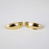 Aretes de Acero Inoxidable Bañados en Oro 14K - EA5142