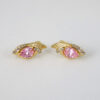 Aretes de Acero Inoxidable Bañados en Oro 14K - EA5145