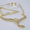 Set de Acero Inoxidable Bañado en Oro 14K - SET052 - Imagen 3