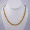 Cadena de Acero Inoxidable Bañada en Oro 14K - CH675