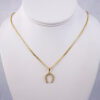 Cadena de Acero Inoxidable Bañada en Oro 14K - CH680