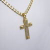 Cadena de Acero Inoxidable Bañada en Oro 14K - CH695 - Imagen 2