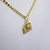 Cadena de Acero Inoxidable Bañada en Oro 14K - CH717 - Imagen 2