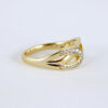 Anillo de Acero Inoxidable Bañado en Oro 14K - RG349 - Imagen 2