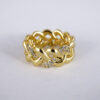 Anillo de Acero Inoxidable Bañado en Oro 14K - RG363 - Imagen 2