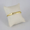 Pulso Duro de Acero Inoxidable Bañado en Oro 14K - BA292 - Imagen 2