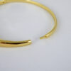 Pulso Duro de Acero Inoxidable Bañado en Oro 14K - BA292 - Imagen 3
