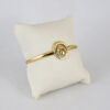 Pulso Duro de Acero Inoxidable Bañado en Oro 14K - BA293 - Imagen 2