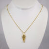 Cadena de Acero Inoxidable Bañada en Oro 14K - CH746