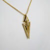Cadena de Acero Inoxidable Bañada en Oro 14K - CH746 - Imagen 2