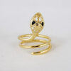 Anillo de Acero Inoxidable Bañado en Oro 14K - RG387
