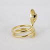 Anillo de Acero Inoxidable Bañado en Oro 14K - RG387 - Imagen 2
