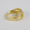 Anillo de Acero Inoxidable Bañado en Oro 14K - RG399 - Imagen 2
