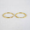 Aretes de Acero Inoxidable Bañados en Oro 14K - EA5430 - Imagen 2