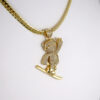 Gargantilla de Acero Inoxidable Bañada en Oro 14K - NK186 - Imagen 2