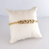 Brazalete de Acero Inoxidable Bañado en Oro 14K - BR1017 - Imagen 2