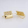 Aretes de Acero Inoxidable Bañados en Oro 14K - EA5529 - Imagen 2