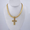 Gargantilla de Acero Inoxidable Bañada en Oro 14K - NK213
