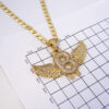 Cadena de Acero Inoxidable Bañada en Oro 14K - CH828 - Imagen 3